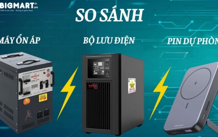 Bộ Lưu Điện UPS Khác Gì So Với Ổn Áp Và Pin Dự Phòng?