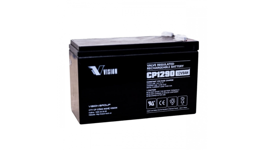 Ắc quy Vision CP1290 (12V-9Ah)