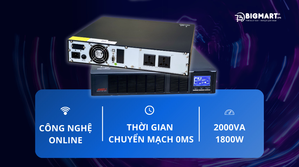Bộ lưu điện MS-2KR LCD