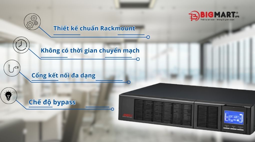 Tính năng nổi bật bộ lưu điện tủ rack
