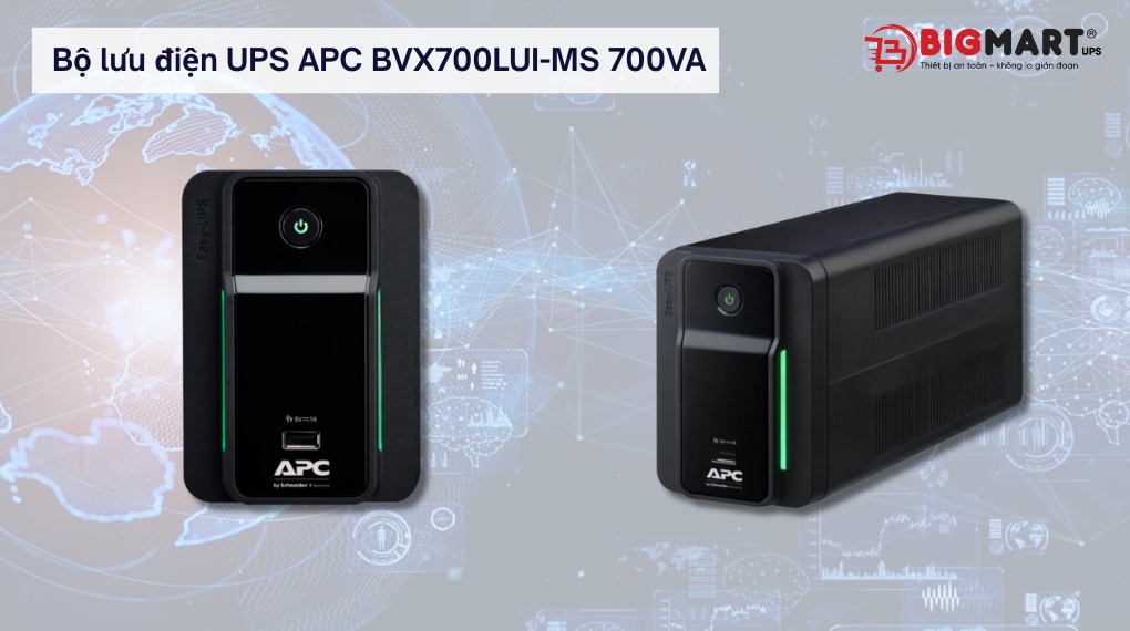 Bộ lưu điện UPS APC BVX700LUI-MS 700VA