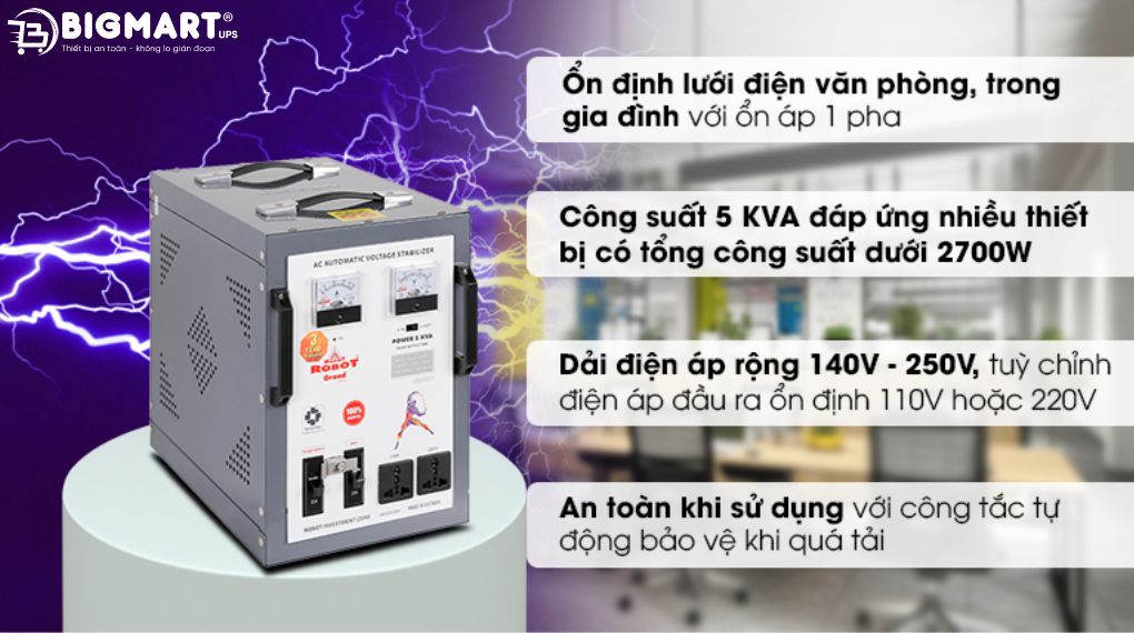Tìm hiểu về máy ổn áp?