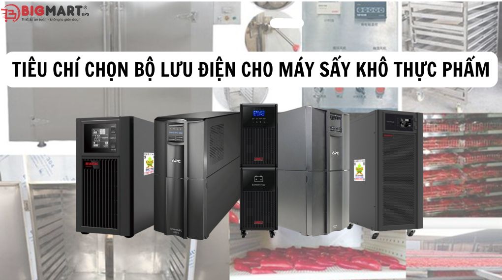 Bộ lưu điện cho máy sấy khô thực phẩm