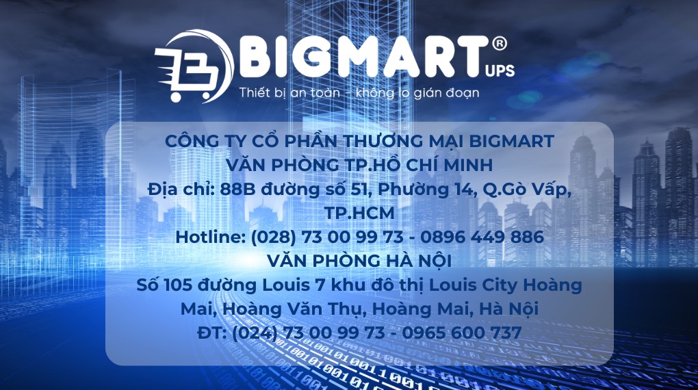 Địa chỉ cung cấp bộ lưu điện UPS uy tín, tốt nhất?