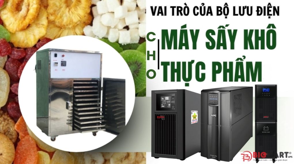 Bộ lưu điện cho máy sấy khô thực phẩm