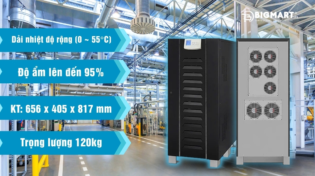 Bộ lưu điện công nghiệp 3/1 pha Masu MSI31 – 15KS