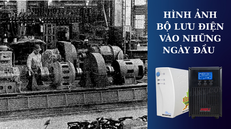 Hình ảnh bộ lưu điện những ngày đầu